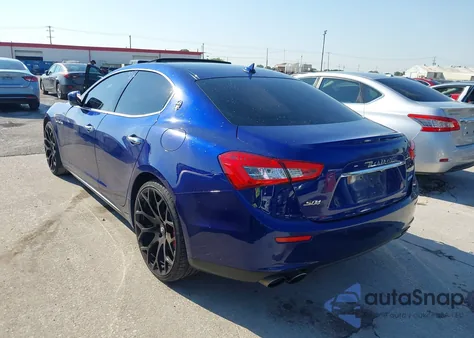 2017 Maserati Ghibli S Q4 from USA, damaged, VIN ZAM57RTA6H1229956